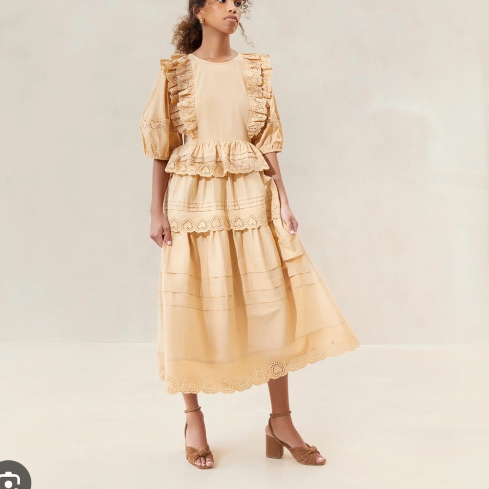 Loeffler Randall Ivee Parchment Heart Dress S